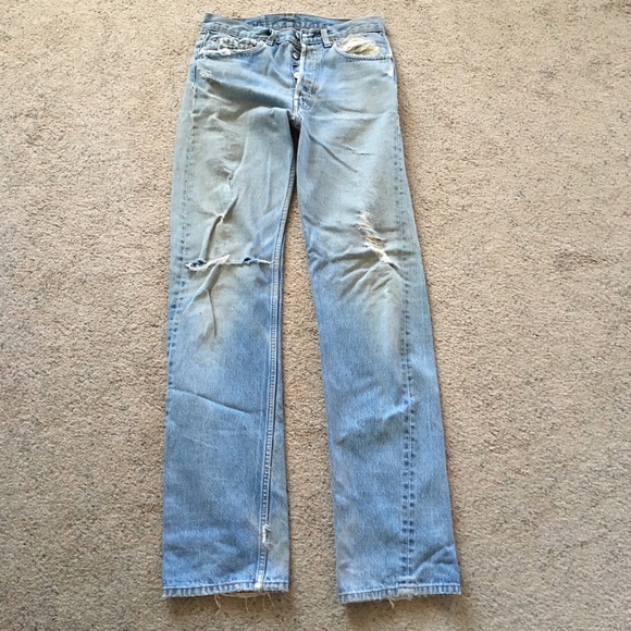 vintage distressed levis